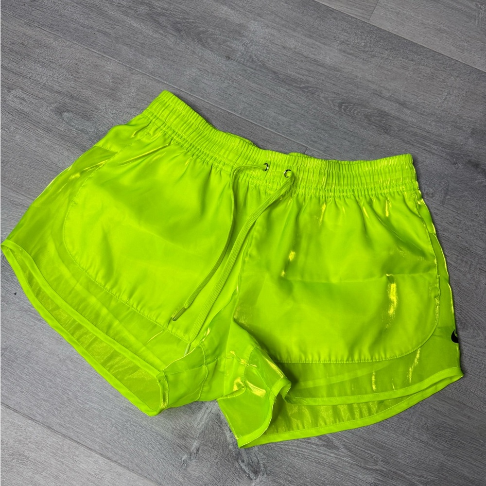 Nike Neon Green Women's Athletic Shorts